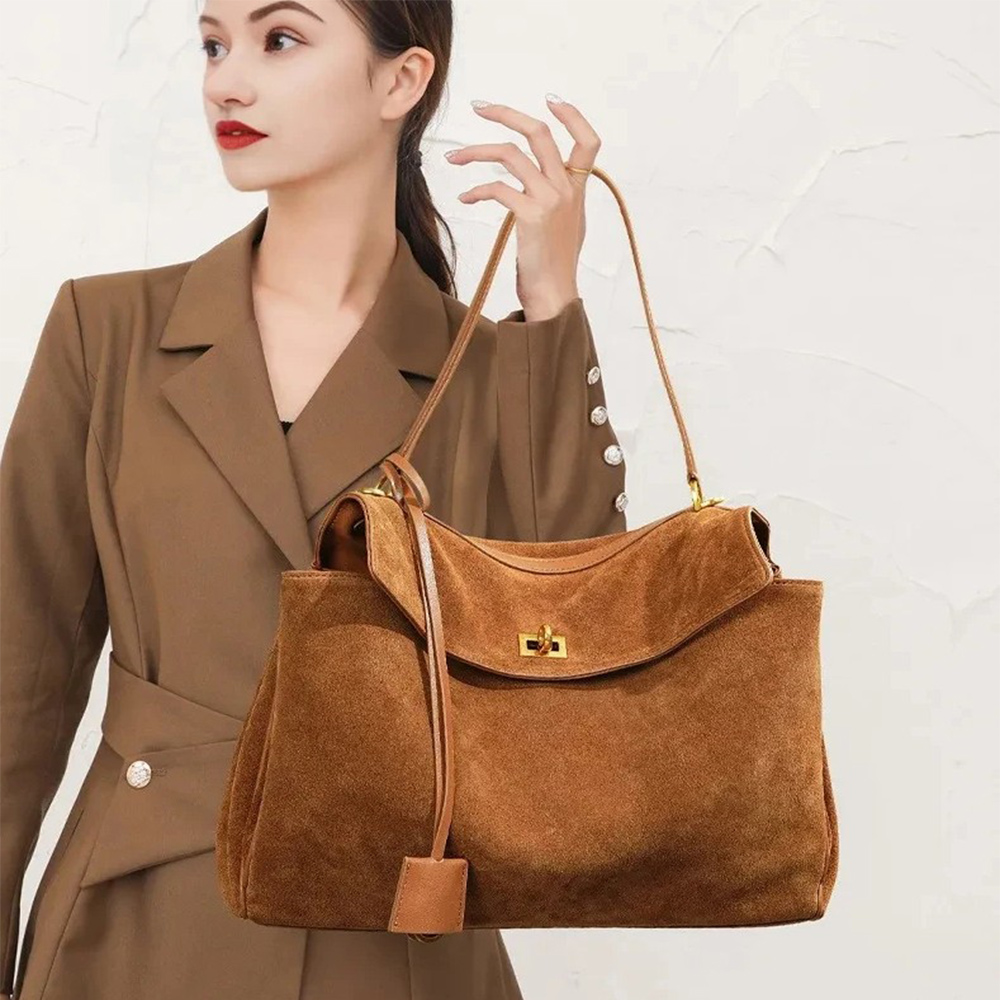 Luxury Bags Leather - Jesienno-zimowa damska torba z prawdziwej skóry