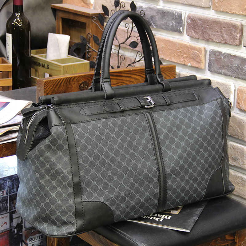 Luxury Bags Tote - Modna torba podróżna w kratę torebka