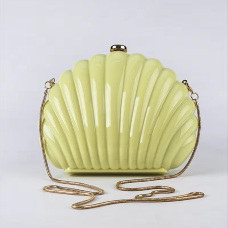 Luxury Bags Cute - Damska Mini Torebka Shell Akrylowa Wysokiej