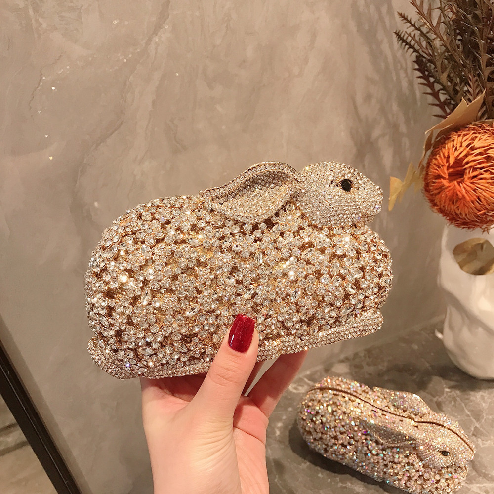 Luxury Bags Cute - Luksusowa, urocza torebka w kształcie królika,